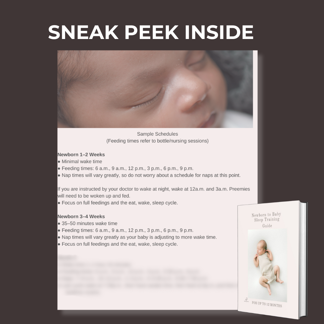 Newborn to Baby Sleep Training Guide